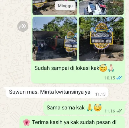 Pengiriman Papan Bunga Duka Randulawang Jati