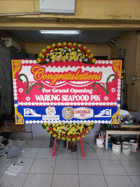 Papan Bunga Ucapan Selamat Randulawang Jati